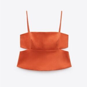 Zara Cut-Out Tank Top